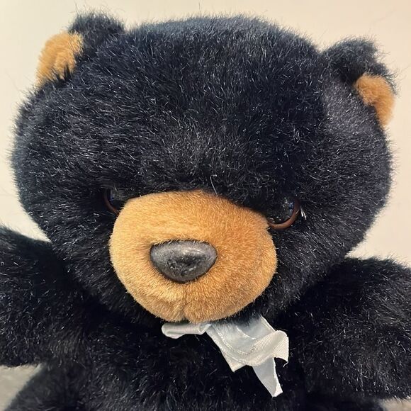 WILD WONDERS CANADA * -Plush Stuffed * Animal -Black Bear- Size 9” - Picture 2 of 9